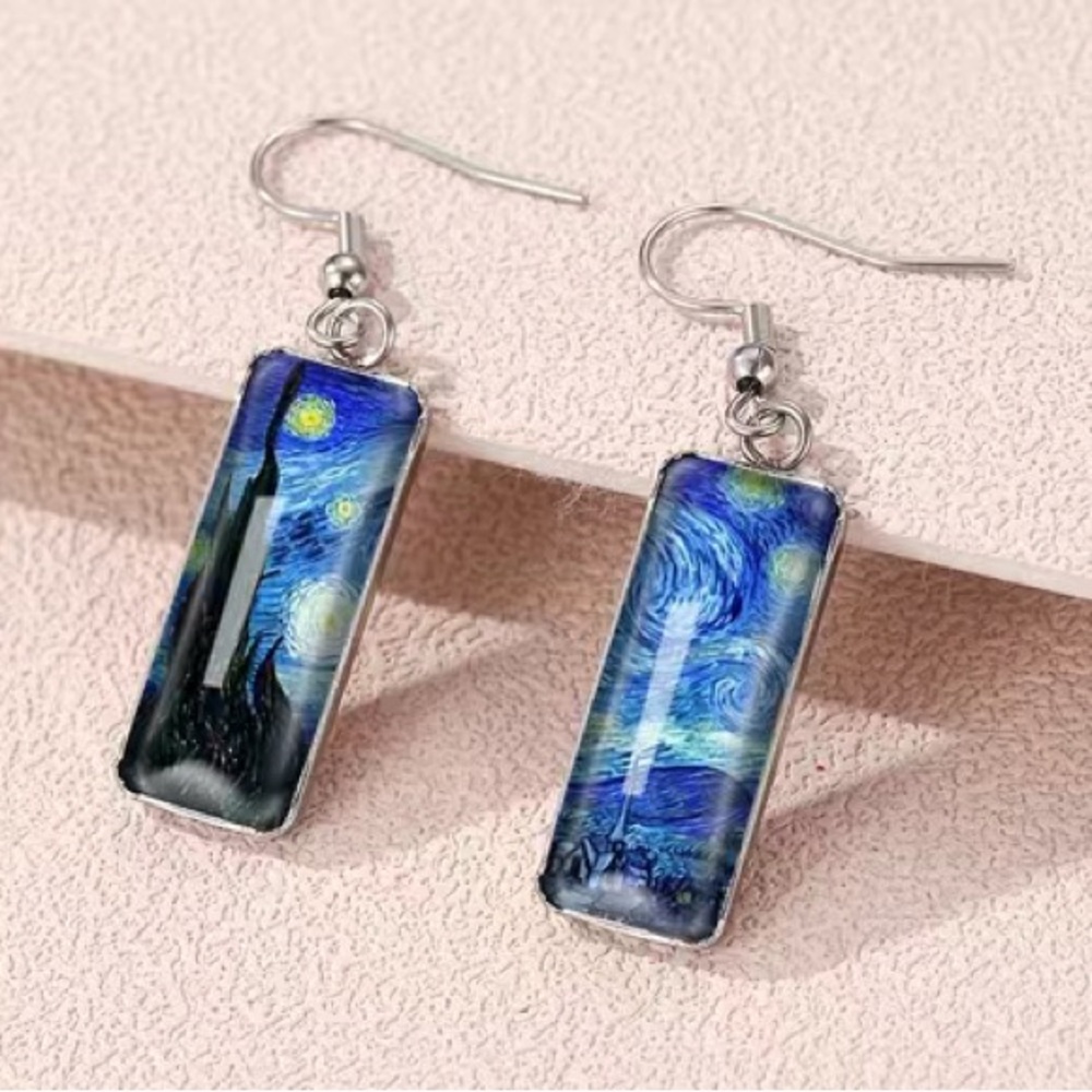 Van Gogh Starry Night Earrings